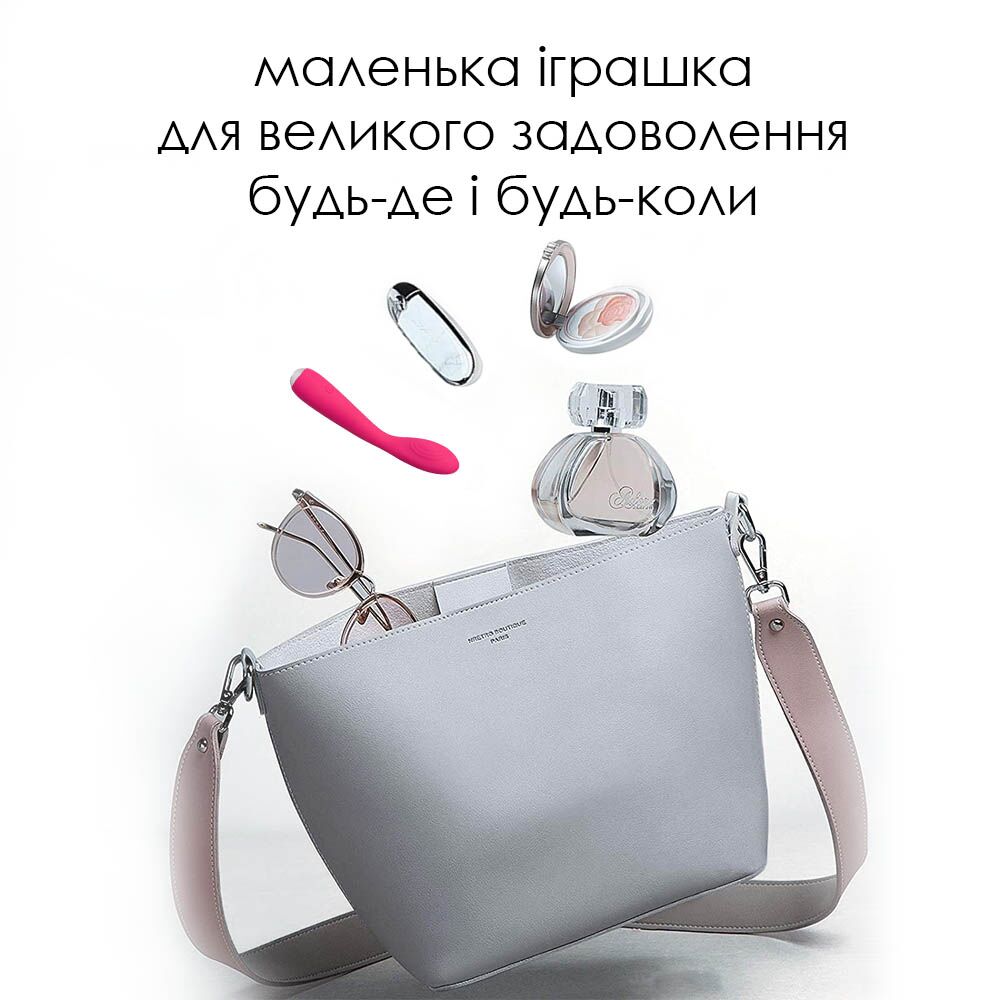 Вібратор Svakom Iris для клітора та точки G, червоний