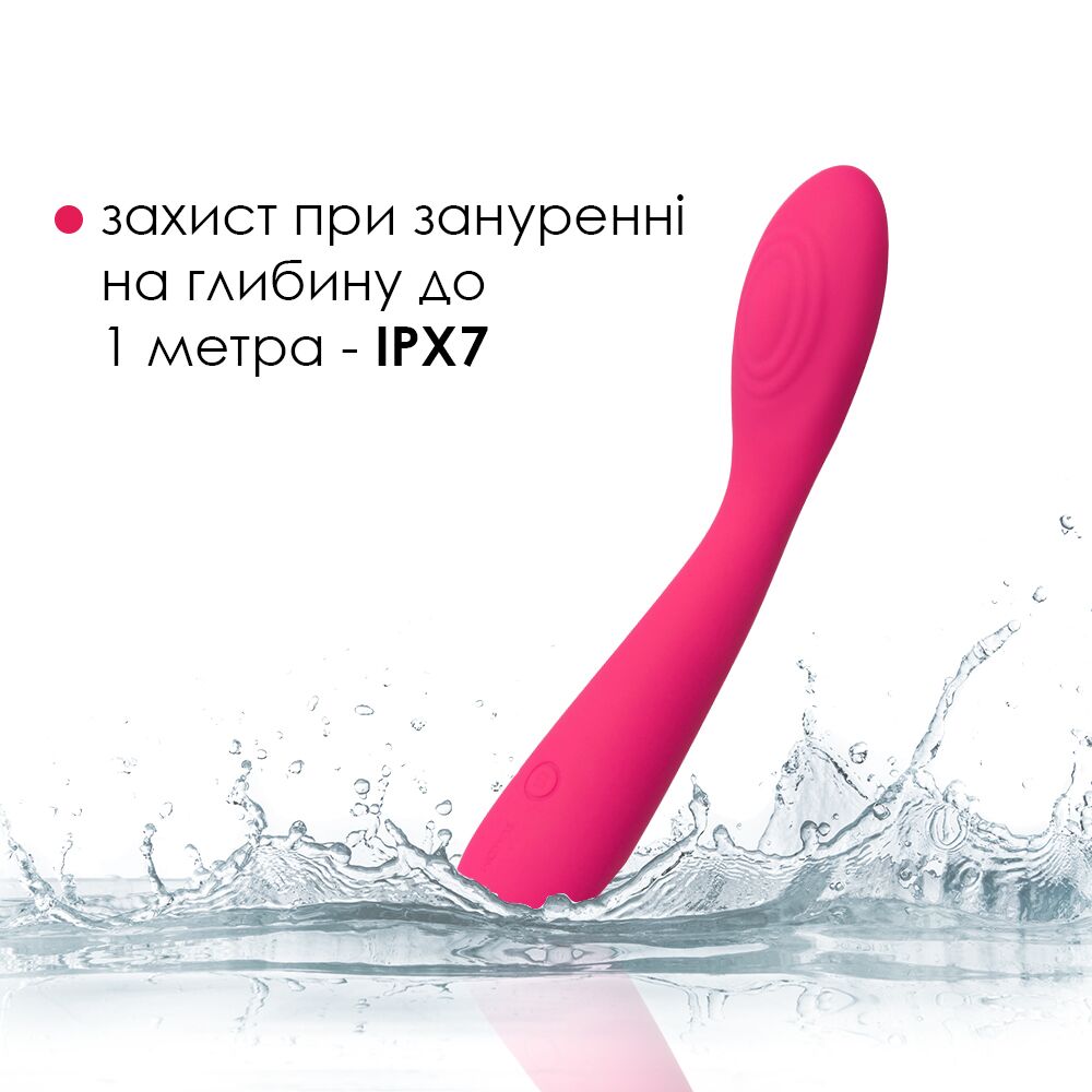 Вібратор Svakom Iris для клітора та точки G, червоний