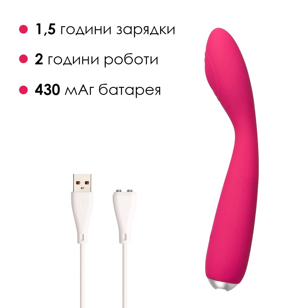 Вібратор Svakom Iris для клітора та точки G, червоний