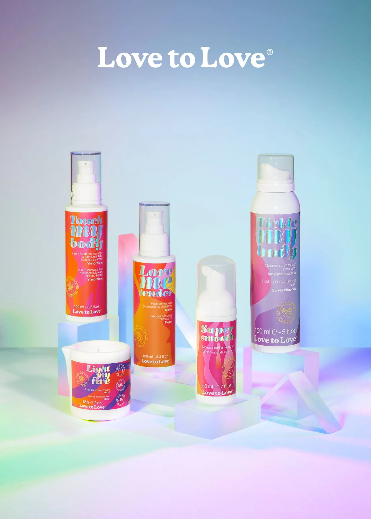 Масажна піна Love To Love TICKLE MY BODY COCONUT, 150 мл