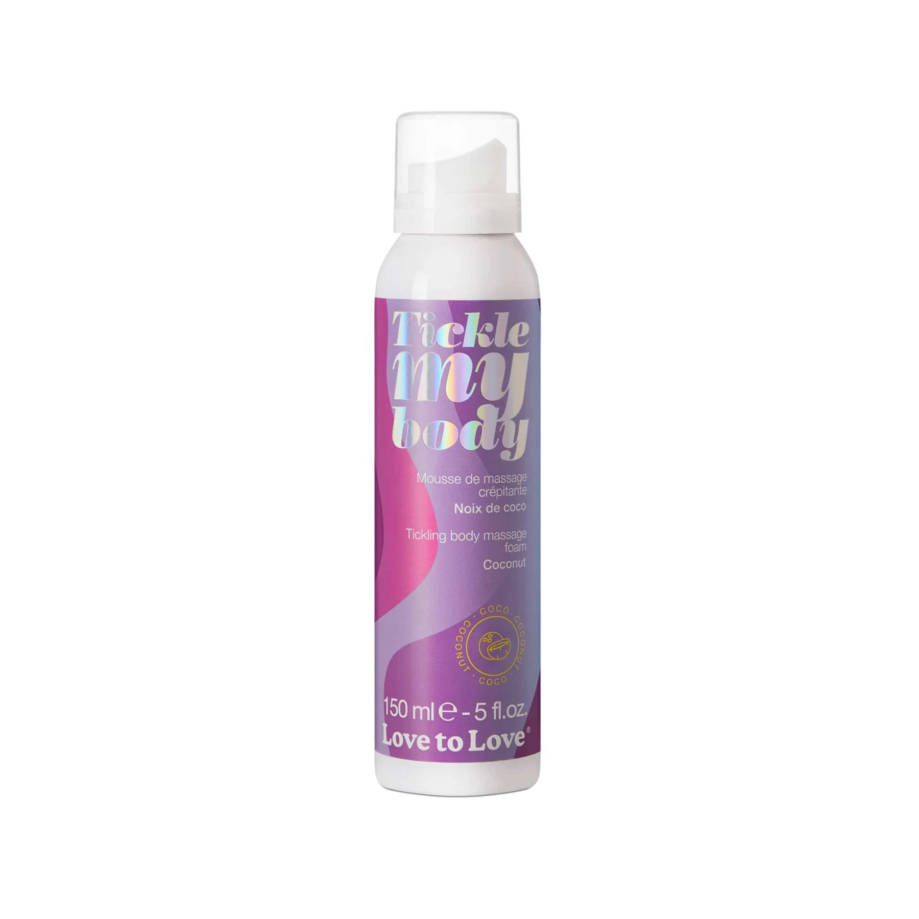 Масажна піна Love To Love TICKLE MY BODY COCONUT, 150 мл