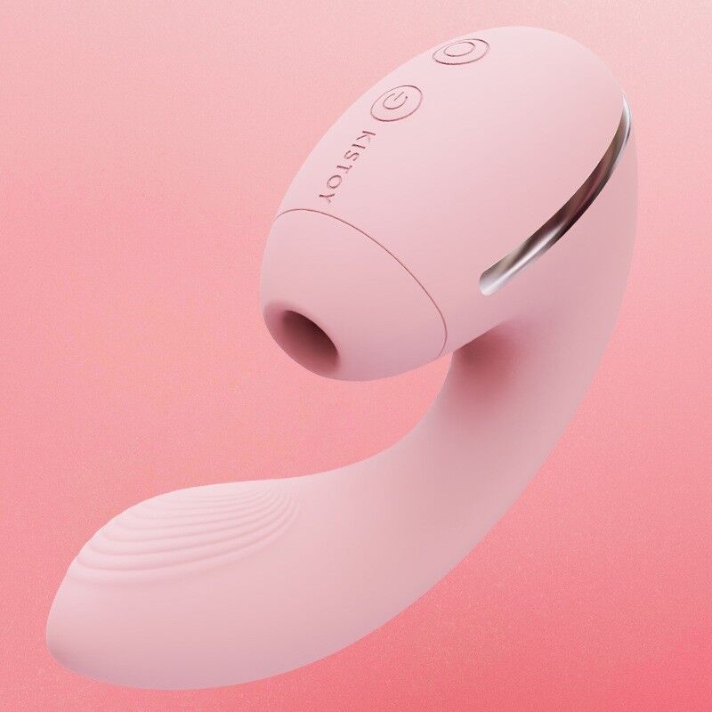 Вакуумний вібратор KISSTOY Tina Mini Pink - для інтимного комфорту