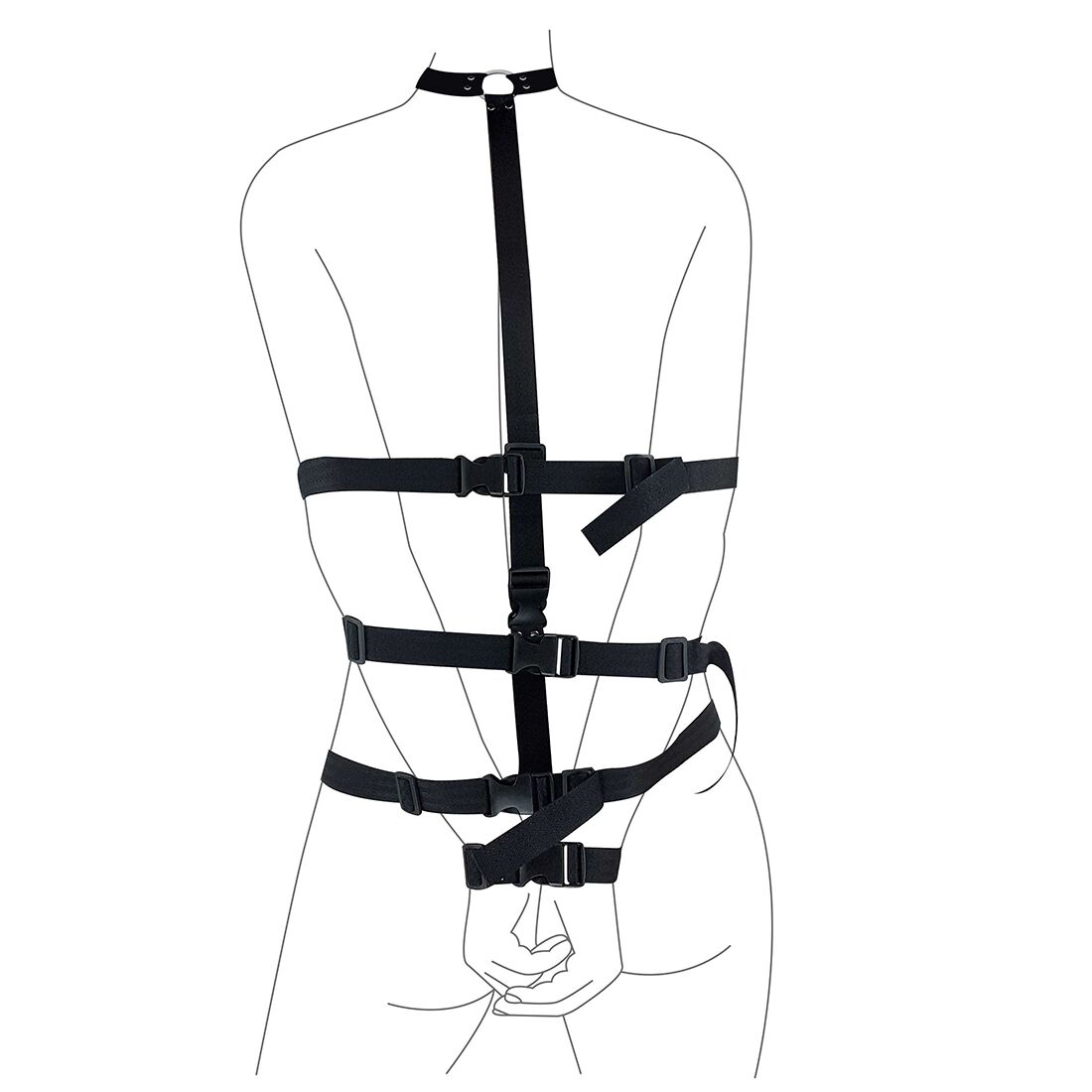 Набір для фіксації Art of Sex – Чорна Ніч, простий, BDSM