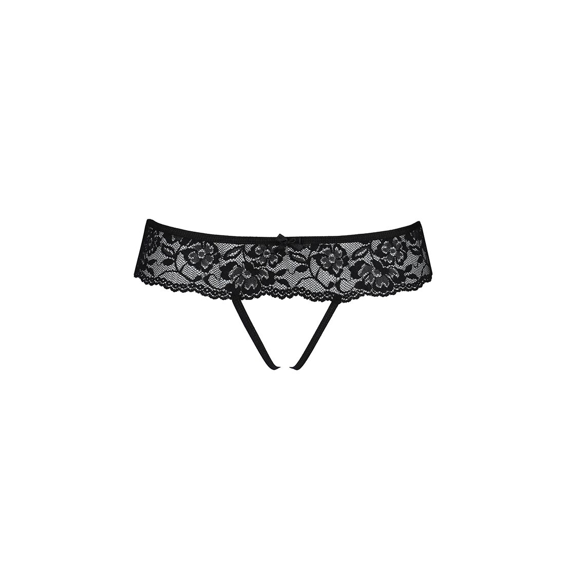 Мереживні стрінги Passion SENIA THONG L/XL чорні