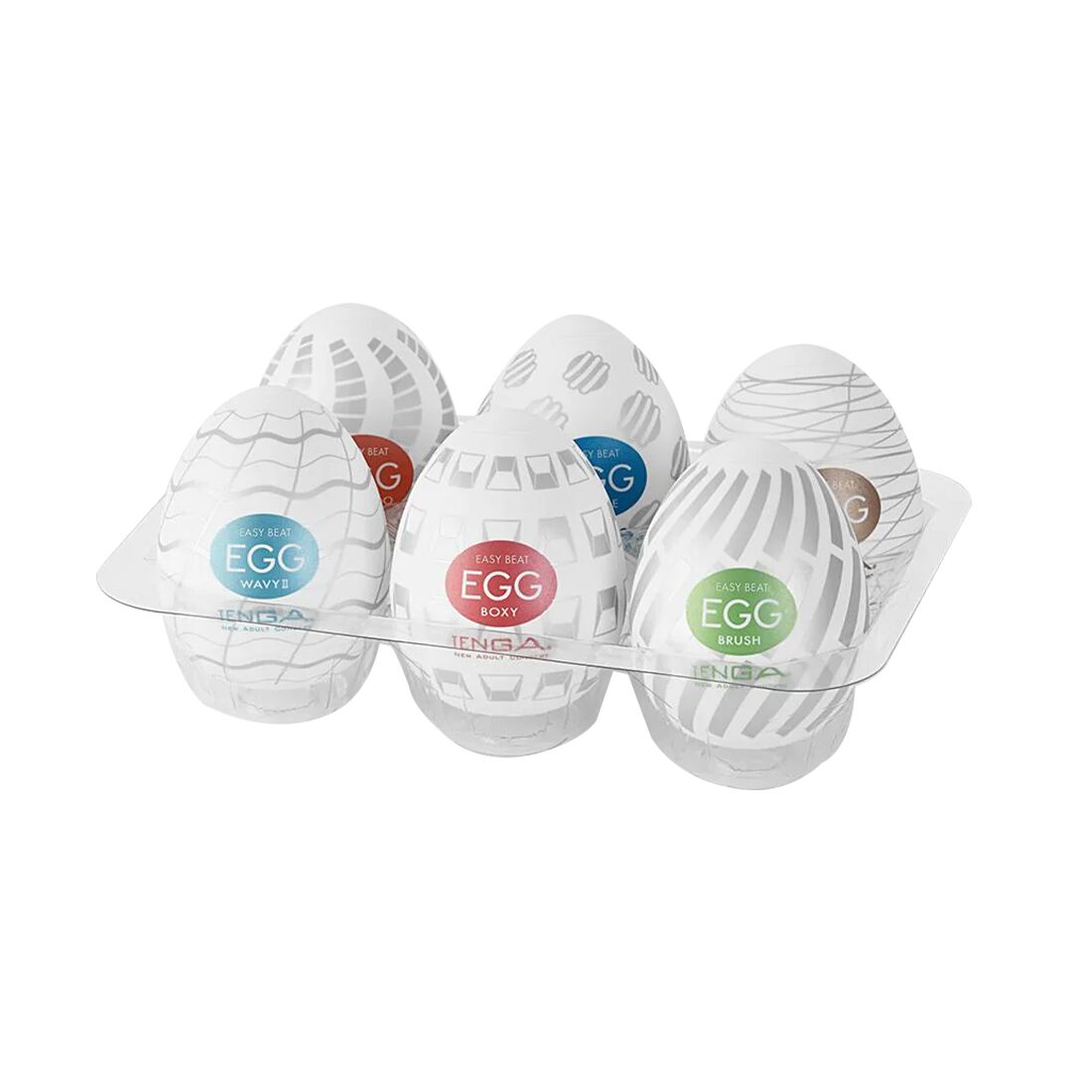 Набір мастурбаторів Tenga Egg New Standard Pack - 6 шт.
