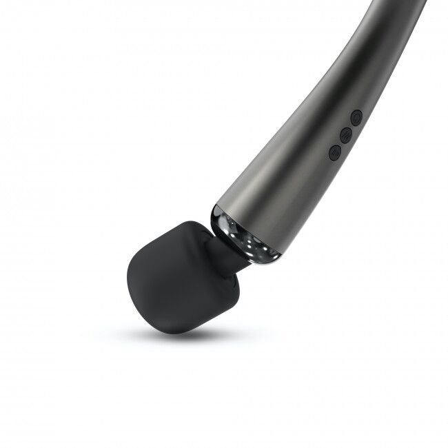 Вібромасажер Dorcel Megawand Chrome Silver, 160 режимів