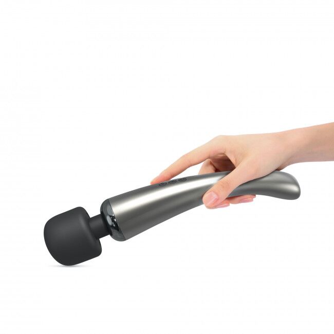 Вібромасажер Dorcel Megawand Chrome Silver, 160 режимів