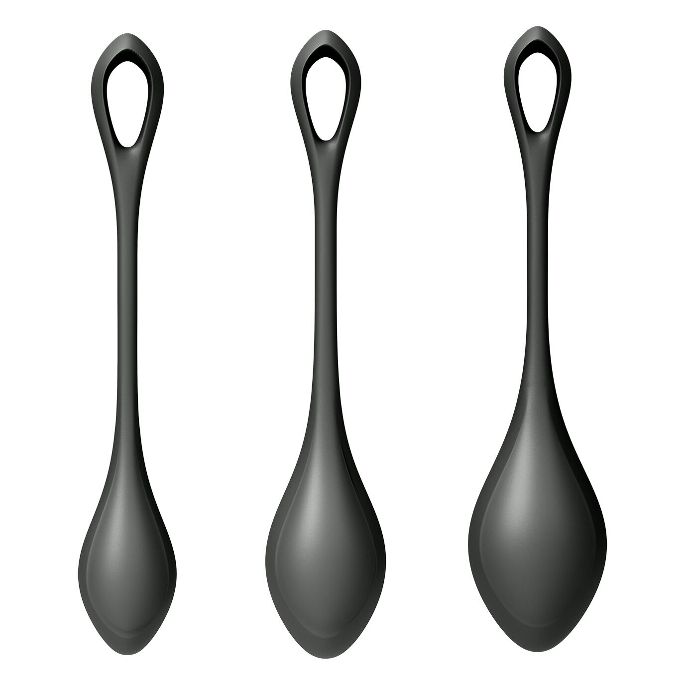 Набір йоні намистин Satisfyer Yoni Power 2 Black, різний діаметр і вага