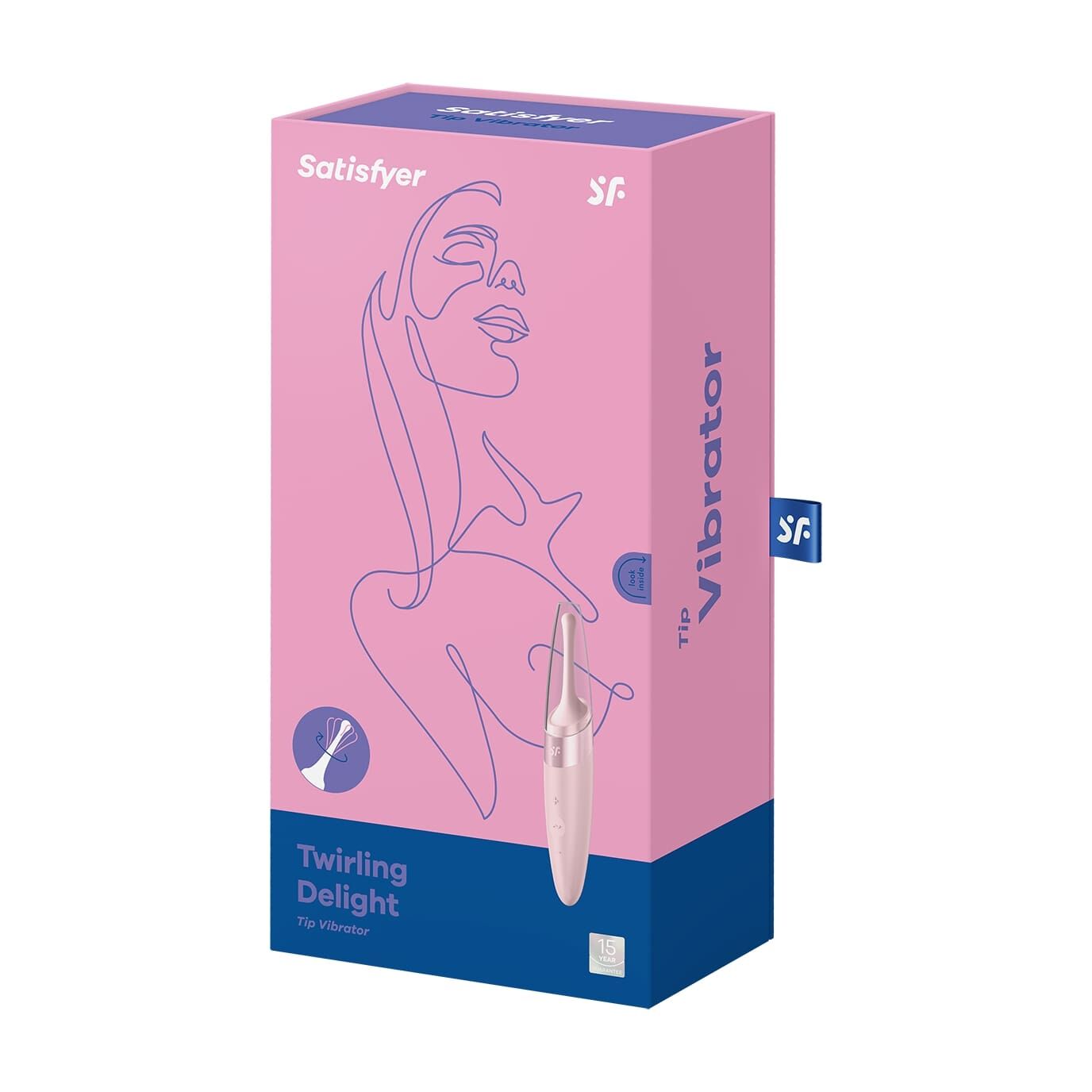 Вібратор Satisfyer Twirling Delight Rose для інтимного комфорту