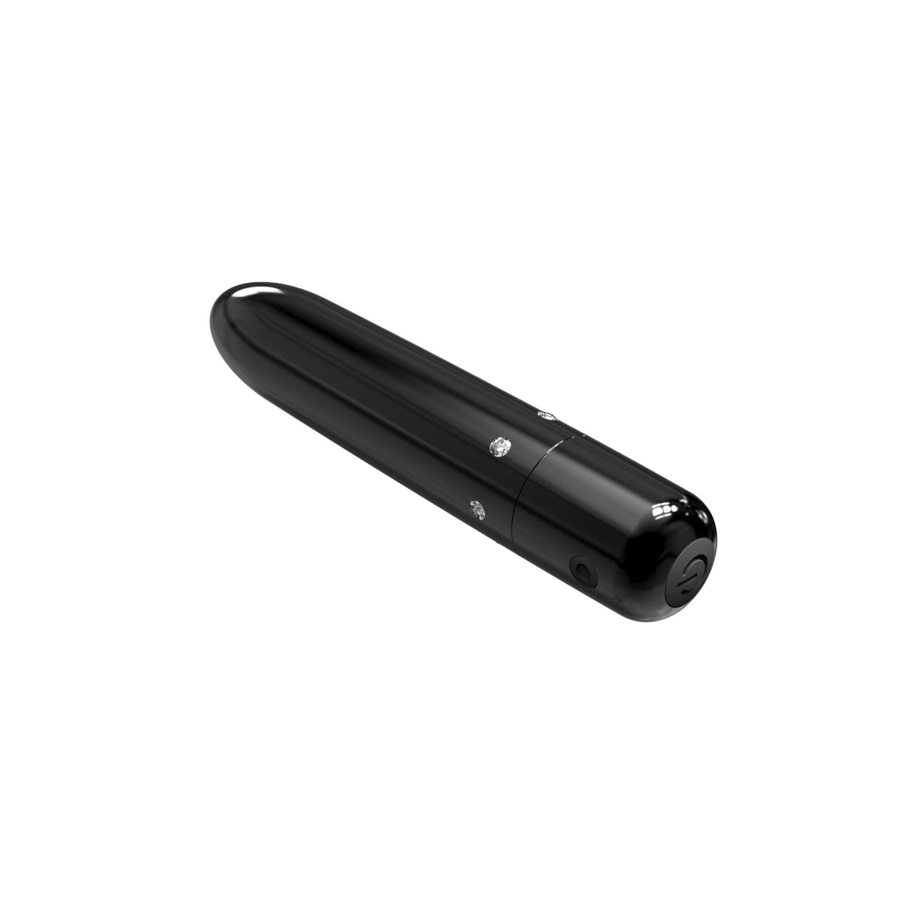 Віброкуля PowerBullet Pretty Point - Чорна, багаторазова