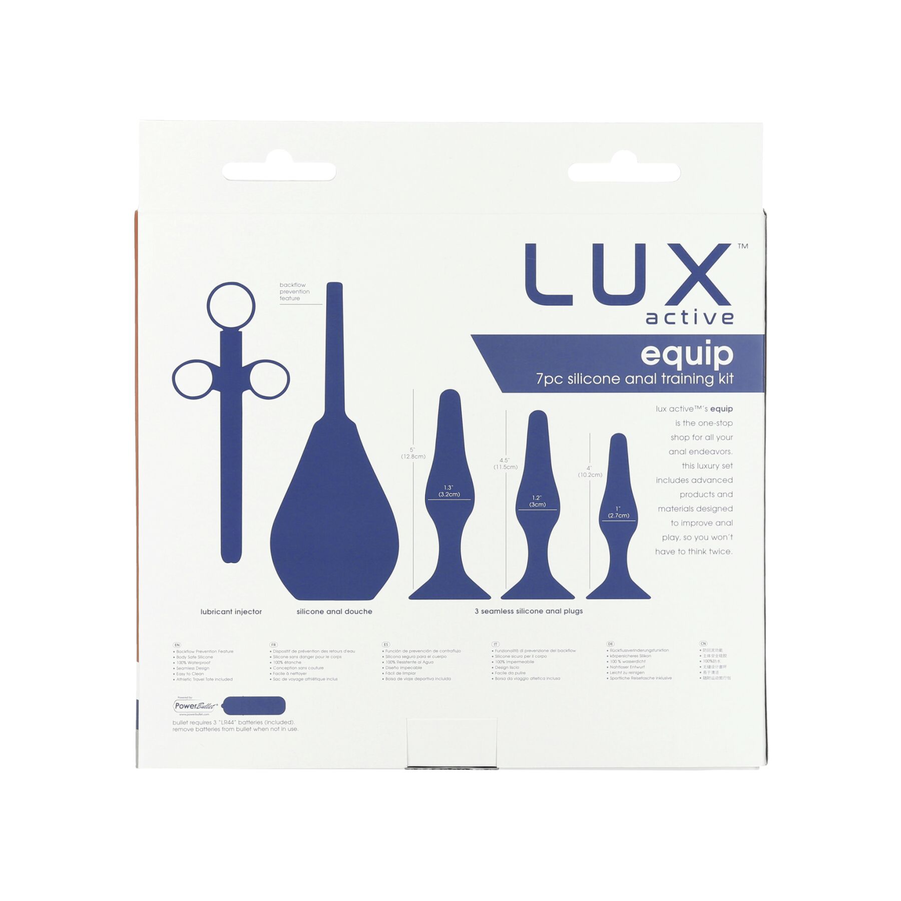 Набір інтимних аксесуарів Lux Active для новачків, силіконовий