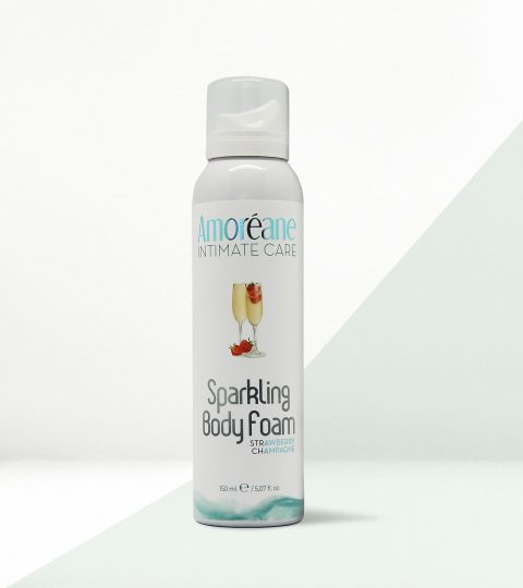 Масажна піна Amoreane з ароматом полуниці та шампанського