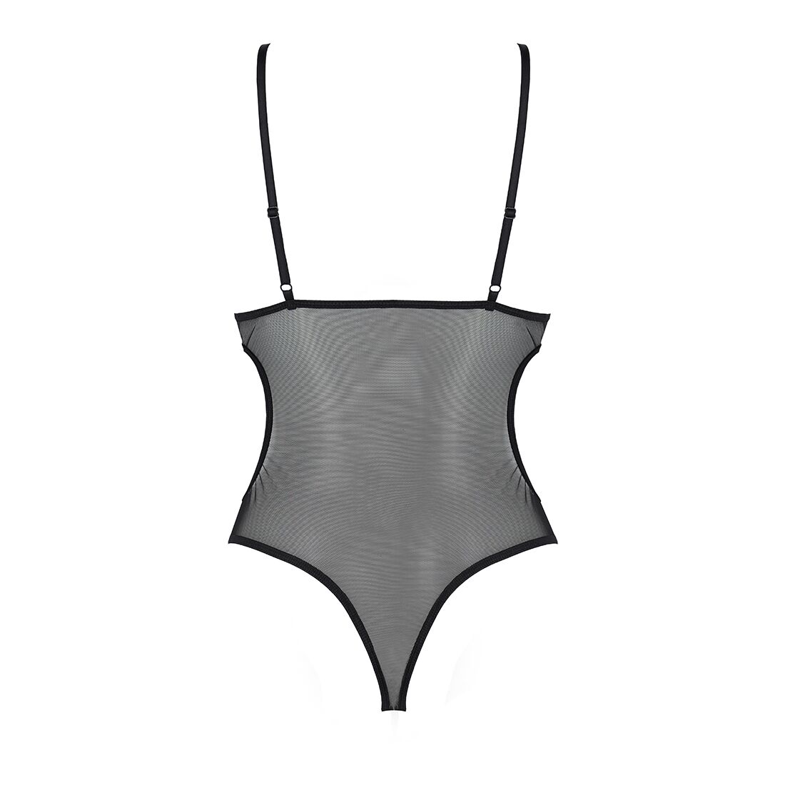 Боді з ажурним ліфом Passion CHRISTA BLACK S/M