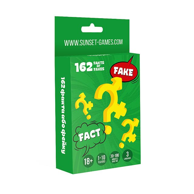 Інтерактивна гра для пар «162 Fakts or Fakes» у 3 мовах