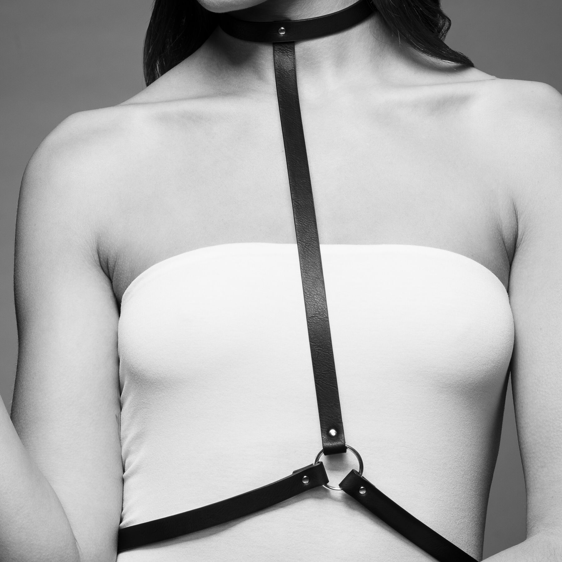 Портупея Bijoux Indiscrets MAZE - I Harness Brown, екошкіра