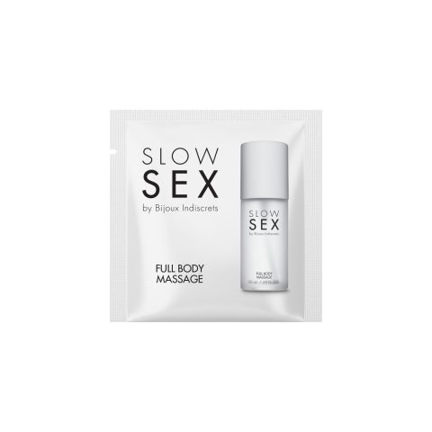 Пробник силіконового гелю для масажу всього тіла Bijoux Indiscrets Slow Sex Full body massage