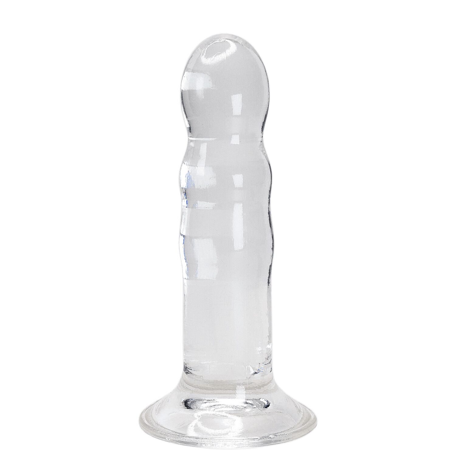 Прозорий фалоімітатор Alive Gallant Jelly Dildo з присоскою, 16 см