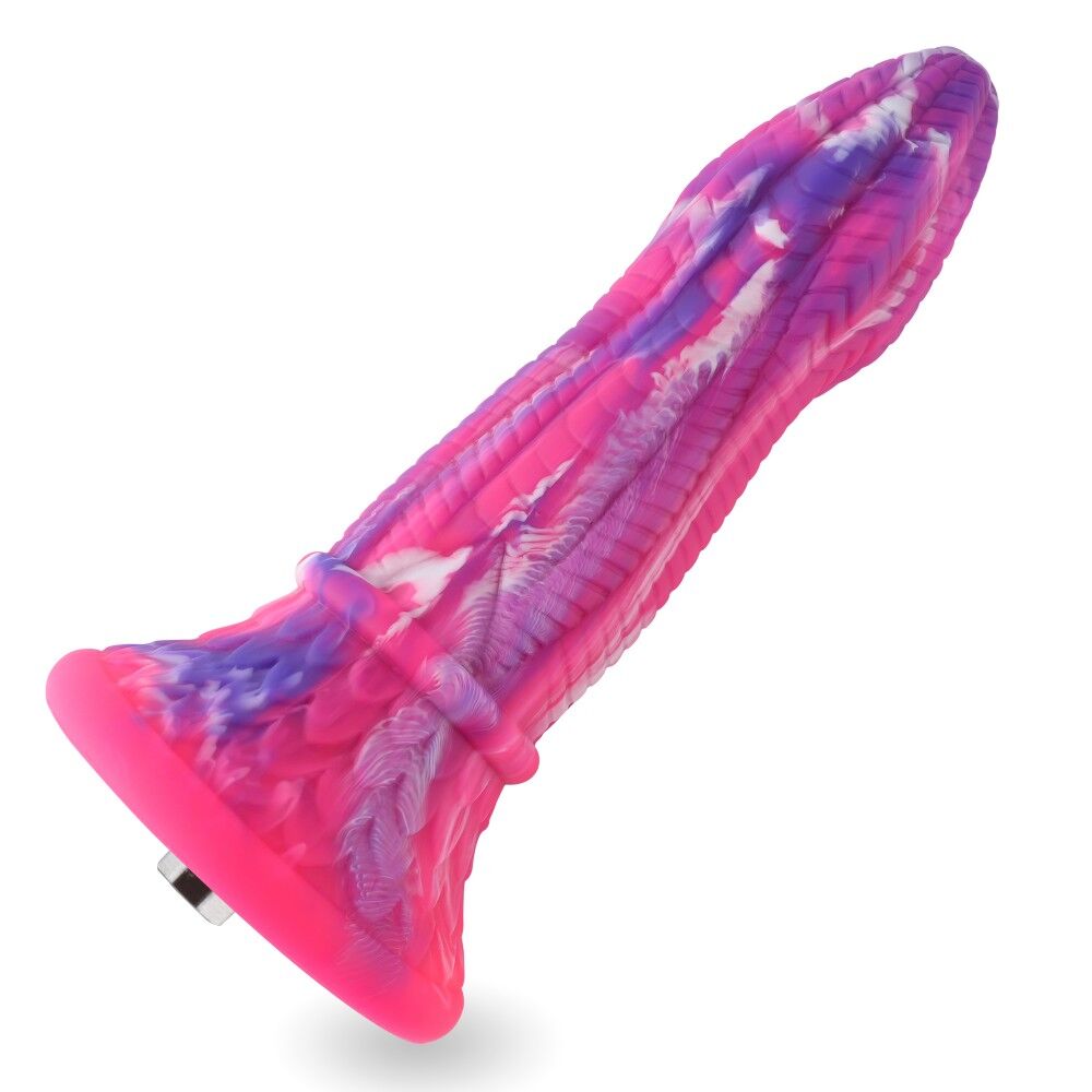 Фалоімітатор Hismith Silicone Monster з KlicLok та присоскою
