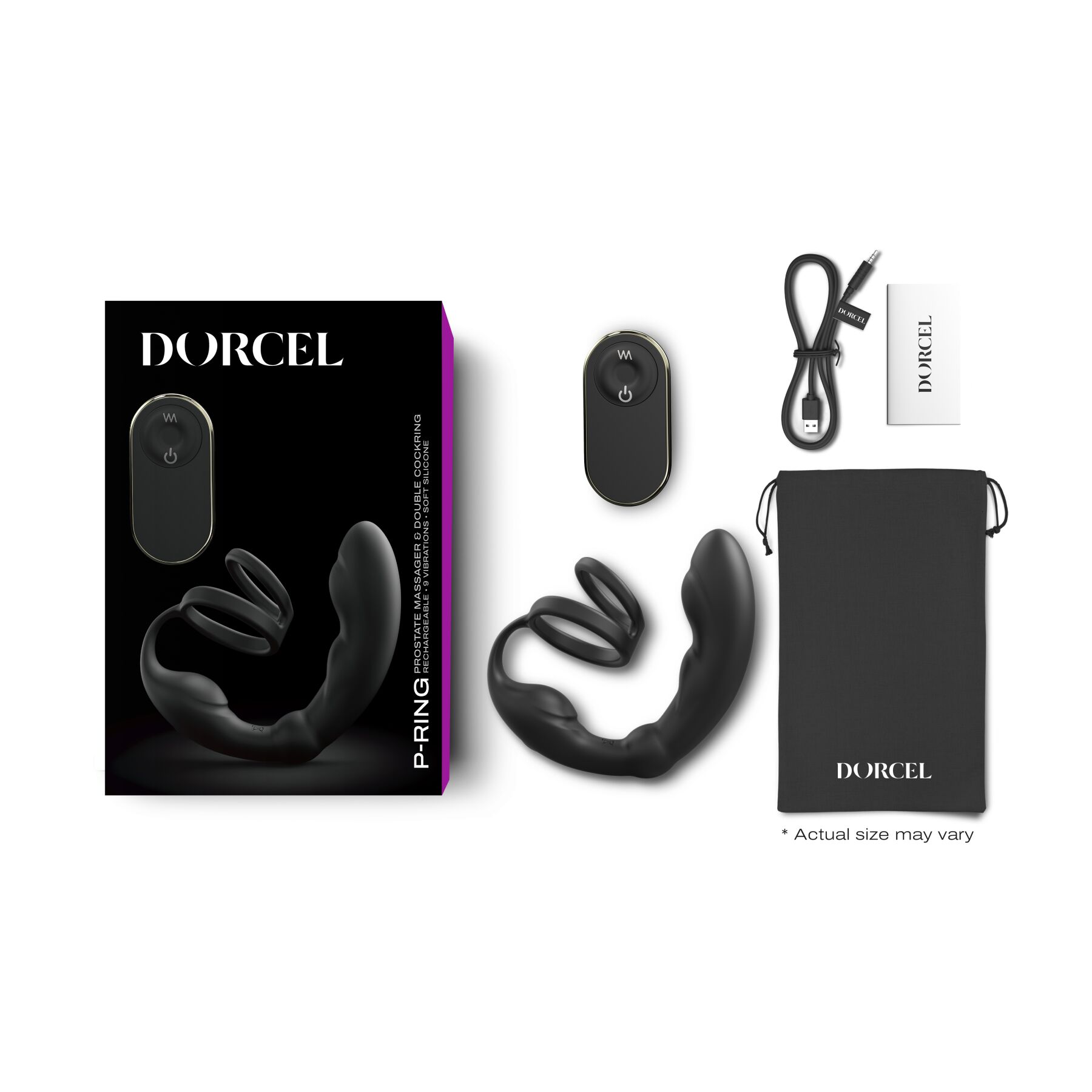 Інтимний масажер простати Dorcel P-Ring з пультом ДК