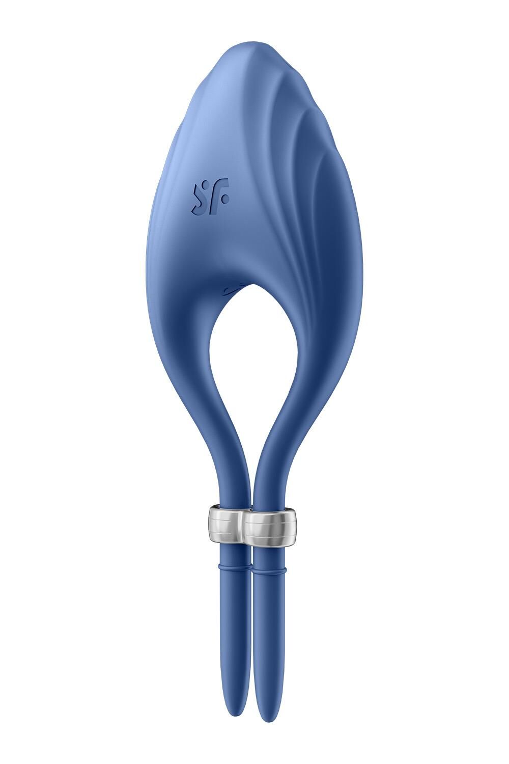 Віброкільце Satisfyer Duelist Blue, 10 режимів, водонепроникне