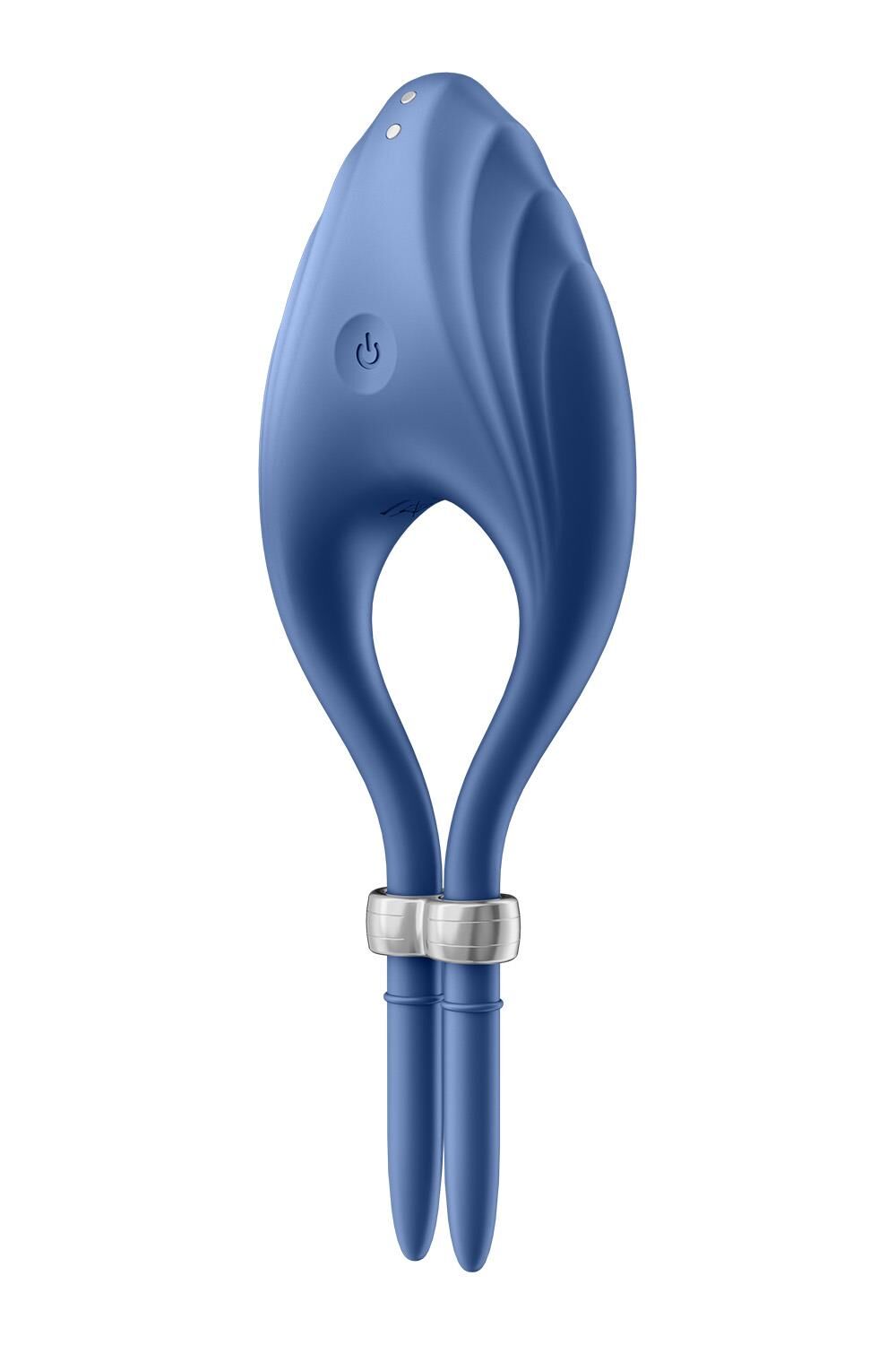 Віброкільце Satisfyer Duelist Blue, 10 режимів, водонепроникне