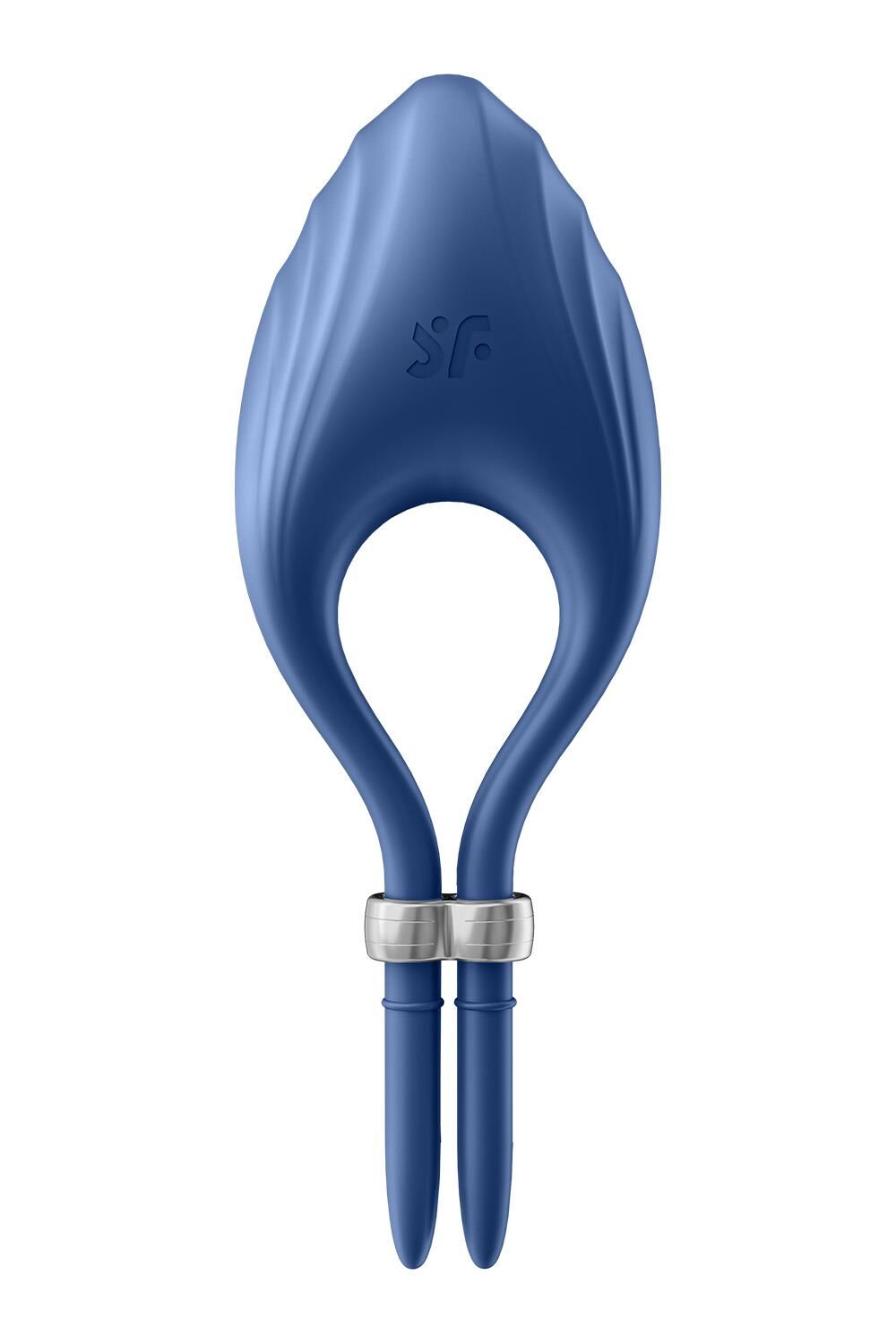 Віброкільце Satisfyer Duelist Blue, 10 режимів, водонепроникне
