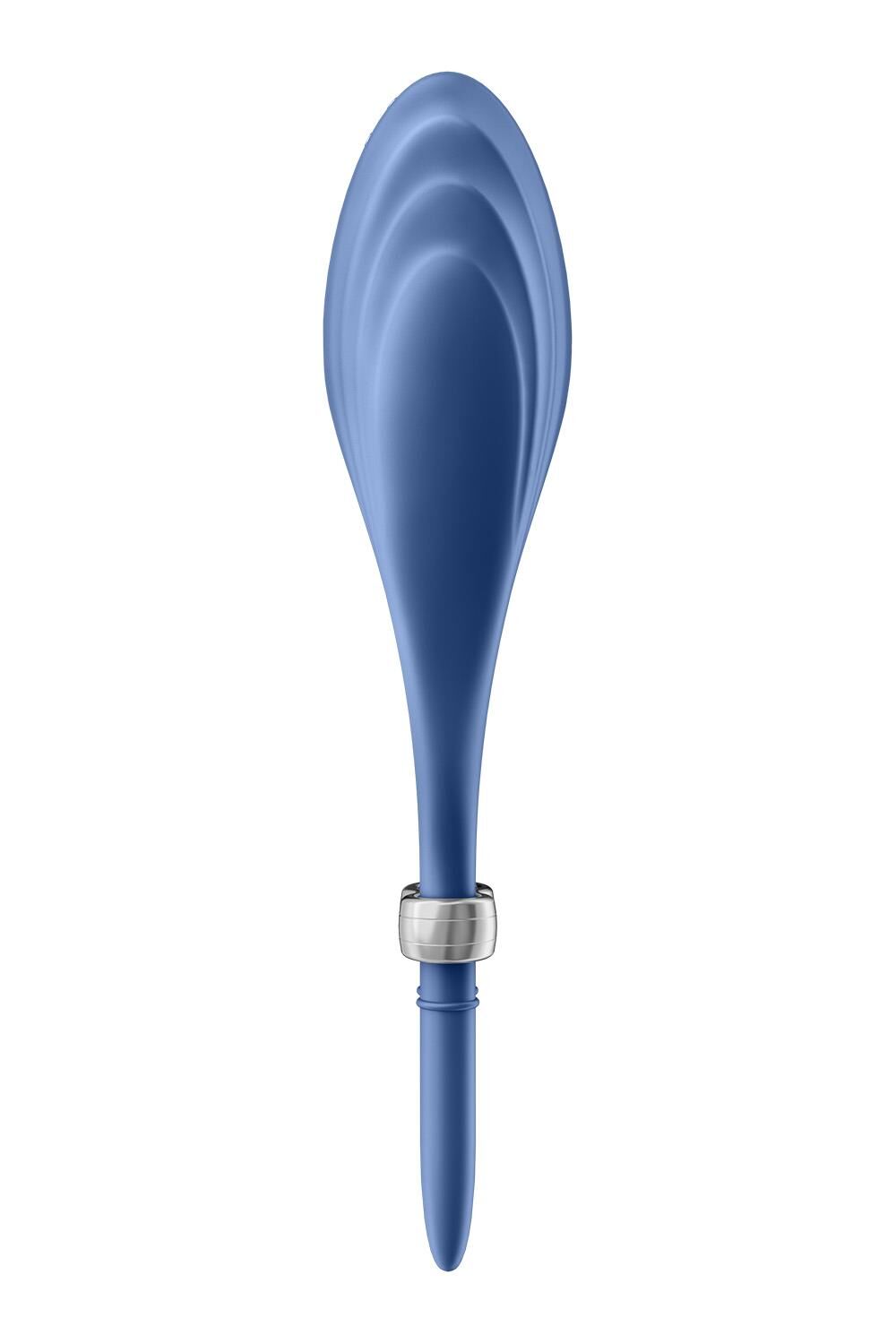 Віброкільце Satisfyer Duelist Blue, 10 режимів, водонепроникне