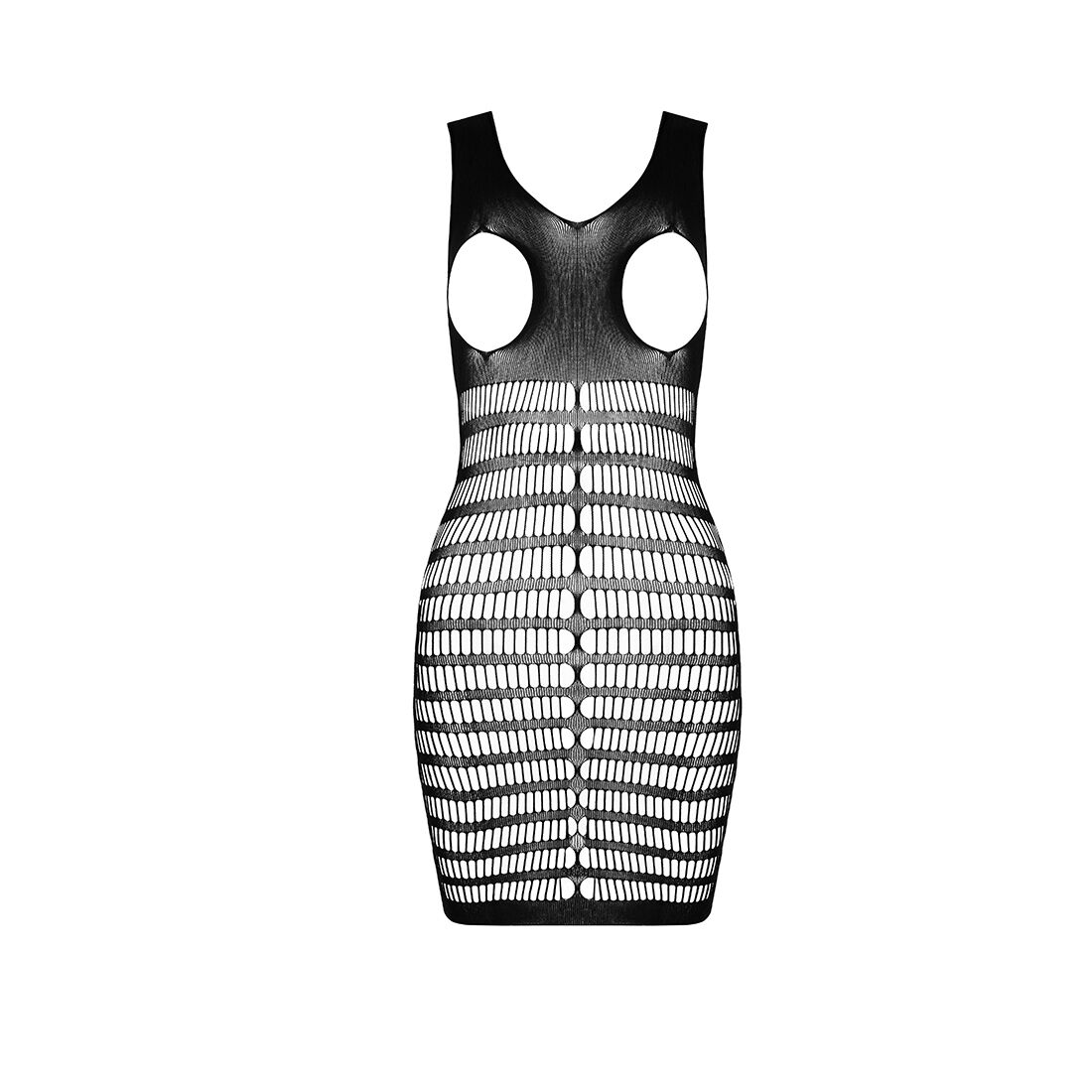 Бодістокінг-сукня з відкритими грудьми Passion BS092 Black