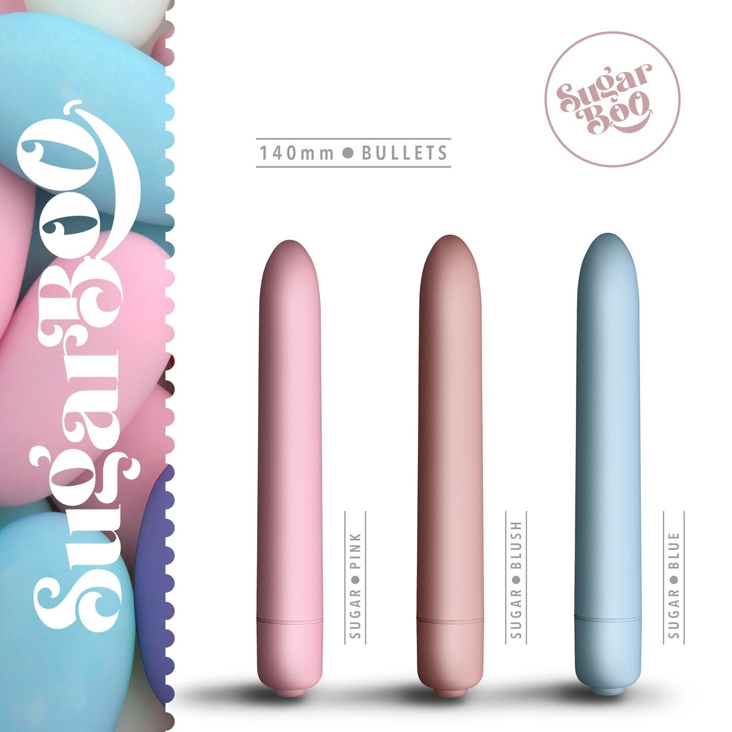 Мінівібратор SugarBoo Sugar Blush з 10 рівнями інтенсивності