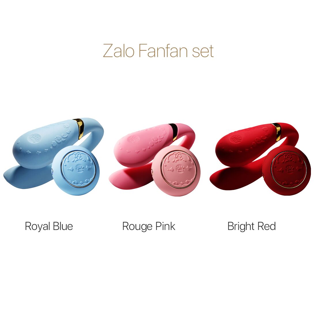 Смартвібратор Zalo Fanfan Rouge Pink з пультом ДК, 8 режимів