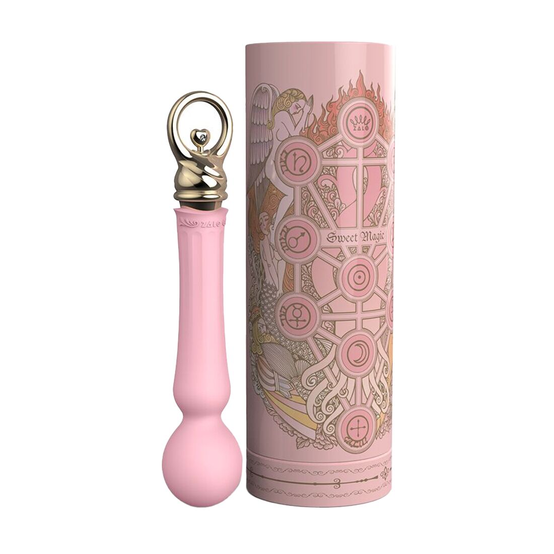Вібромасажер із підігрівом Zalo Sweet Magic - Fairy Pink