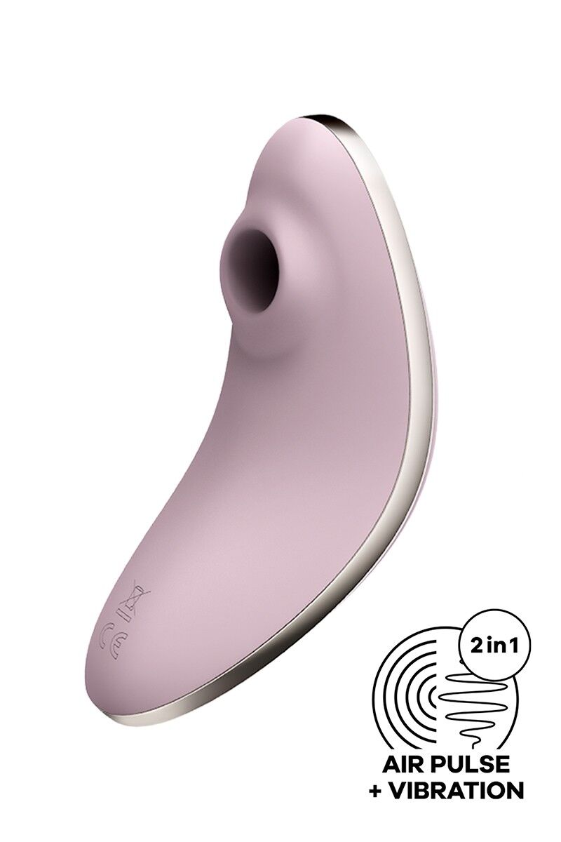 Вакуумний вібратор Satisfyer Vulva Lover 1 Violet - IPX7, 11 режимів