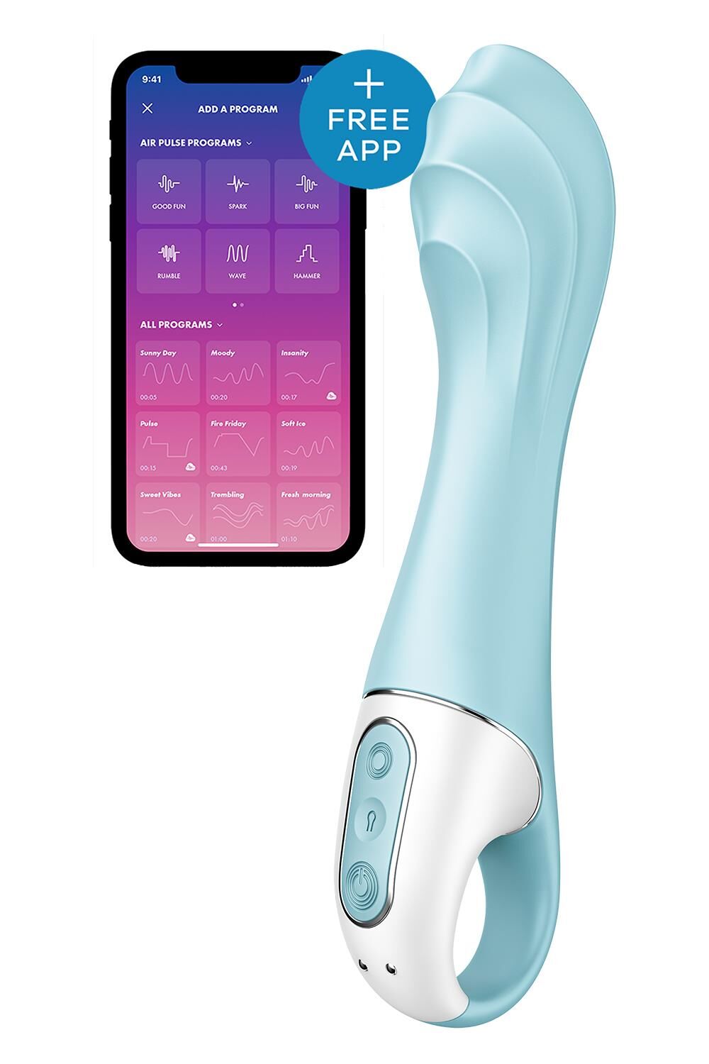 Інноваційний смарт-вібратор Satisfyer Air Pump Vibrator 5+