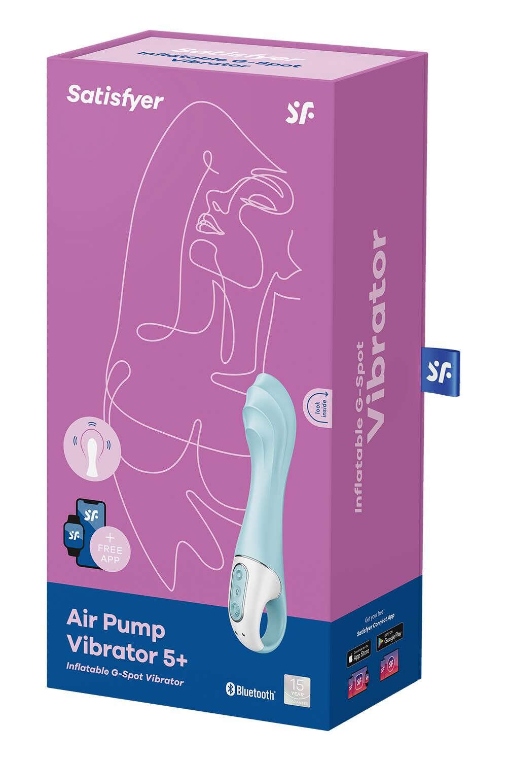 Інноваційний смарт-вібратор Satisfyer Air Pump Vibrator 5+