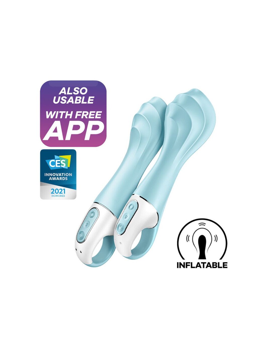 Інноваційний смарт-вібратор Satisfyer Air Pump Vibrator 5+
