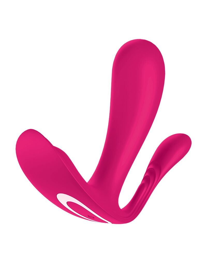 Подвійний смарт-вібратор Satisfyer Top Secret+ Pink, водостійкий