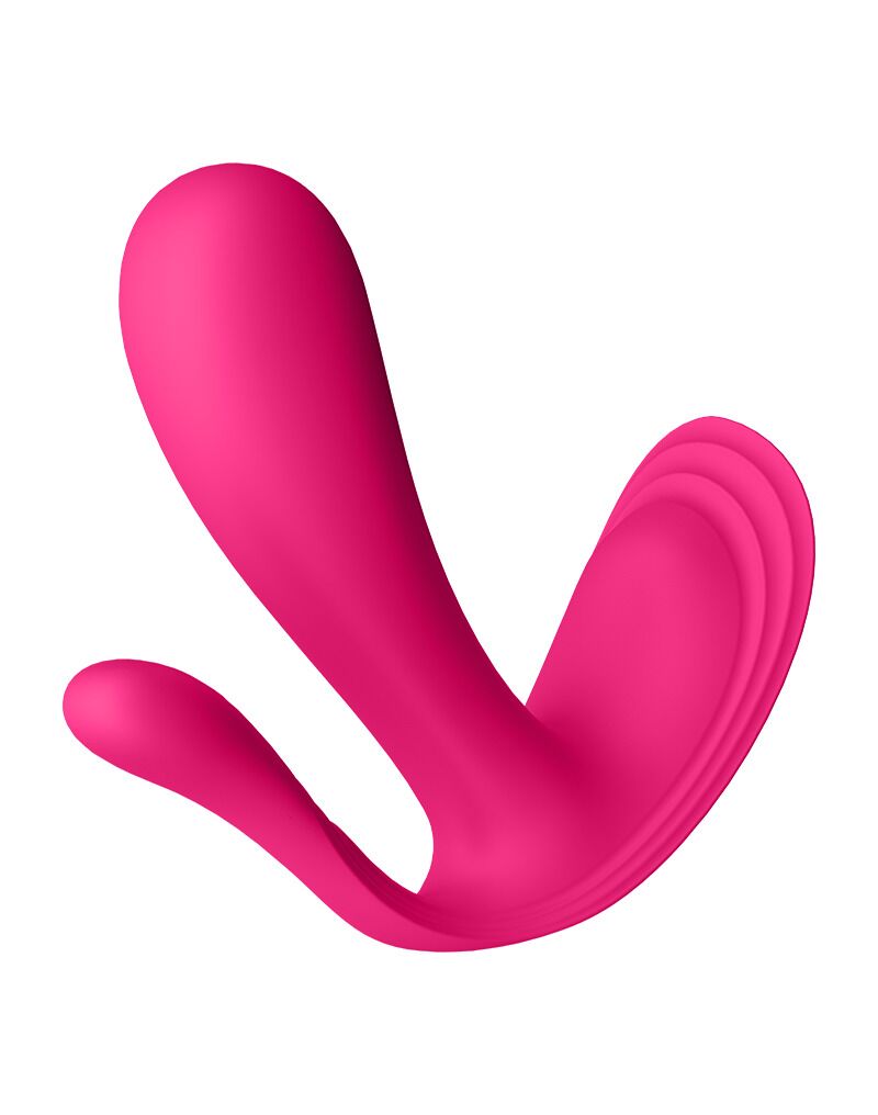 Подвійний смарт-вібратор Satisfyer Top Secret+ Pink, водостійкий