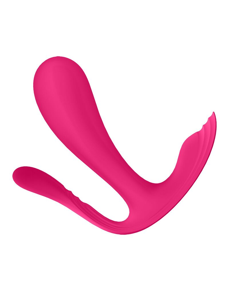 Подвійний смарт-вібратор Satisfyer Top Secret+ Pink, водостійкий