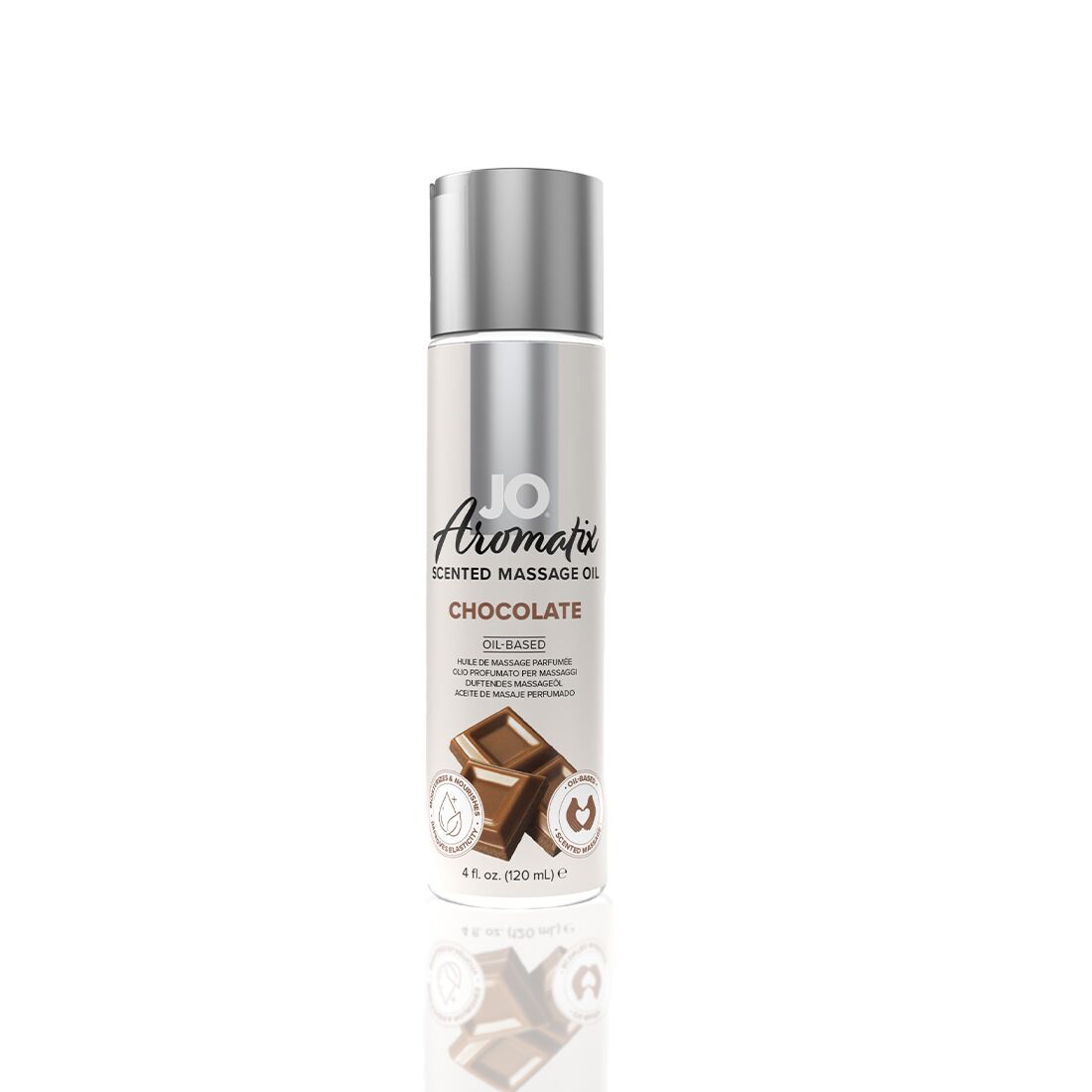 Натуральна масажна олія JO Aromatix Chocolate 120 мл