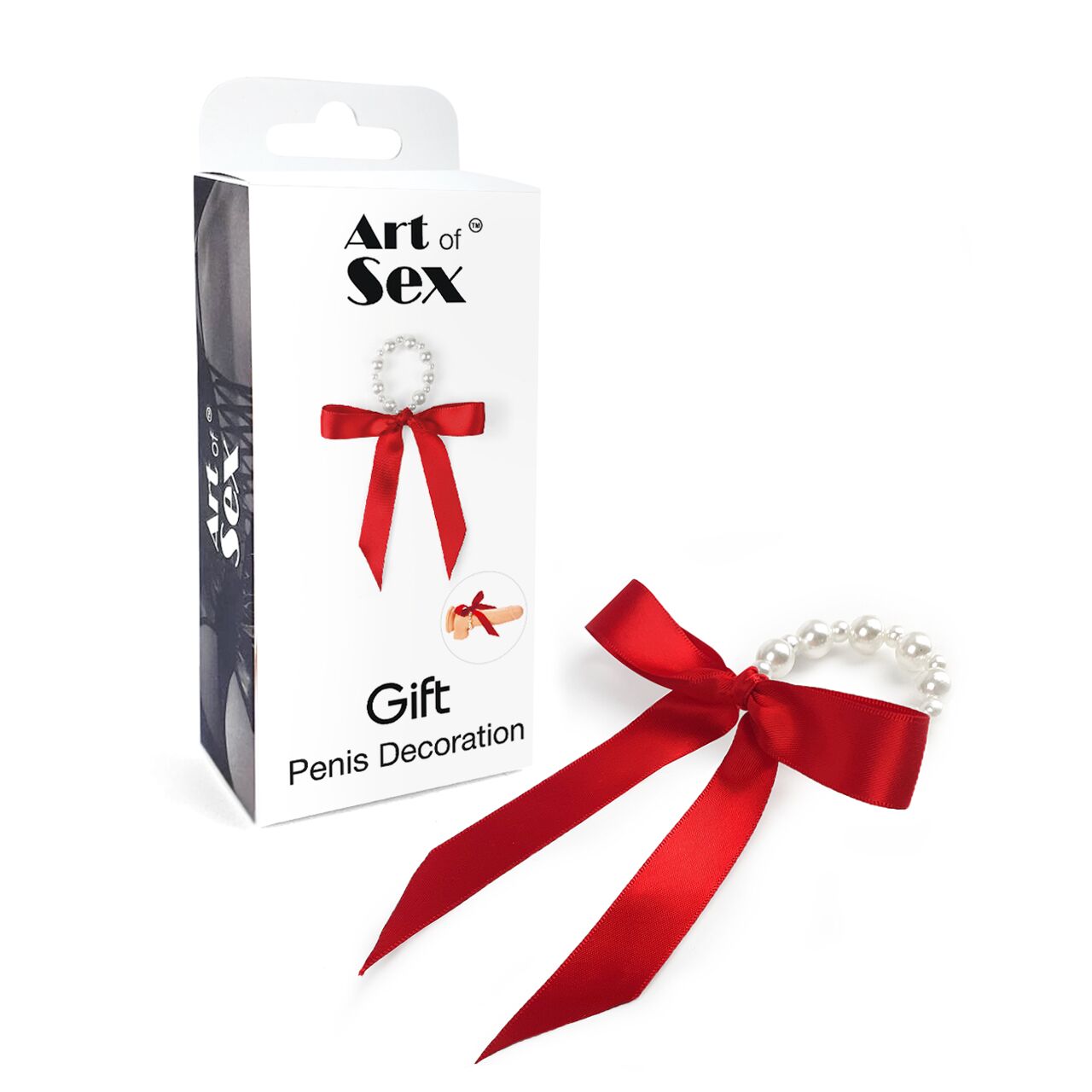 Чоловіча прикраса з перлинами Art of Sex "Gift"