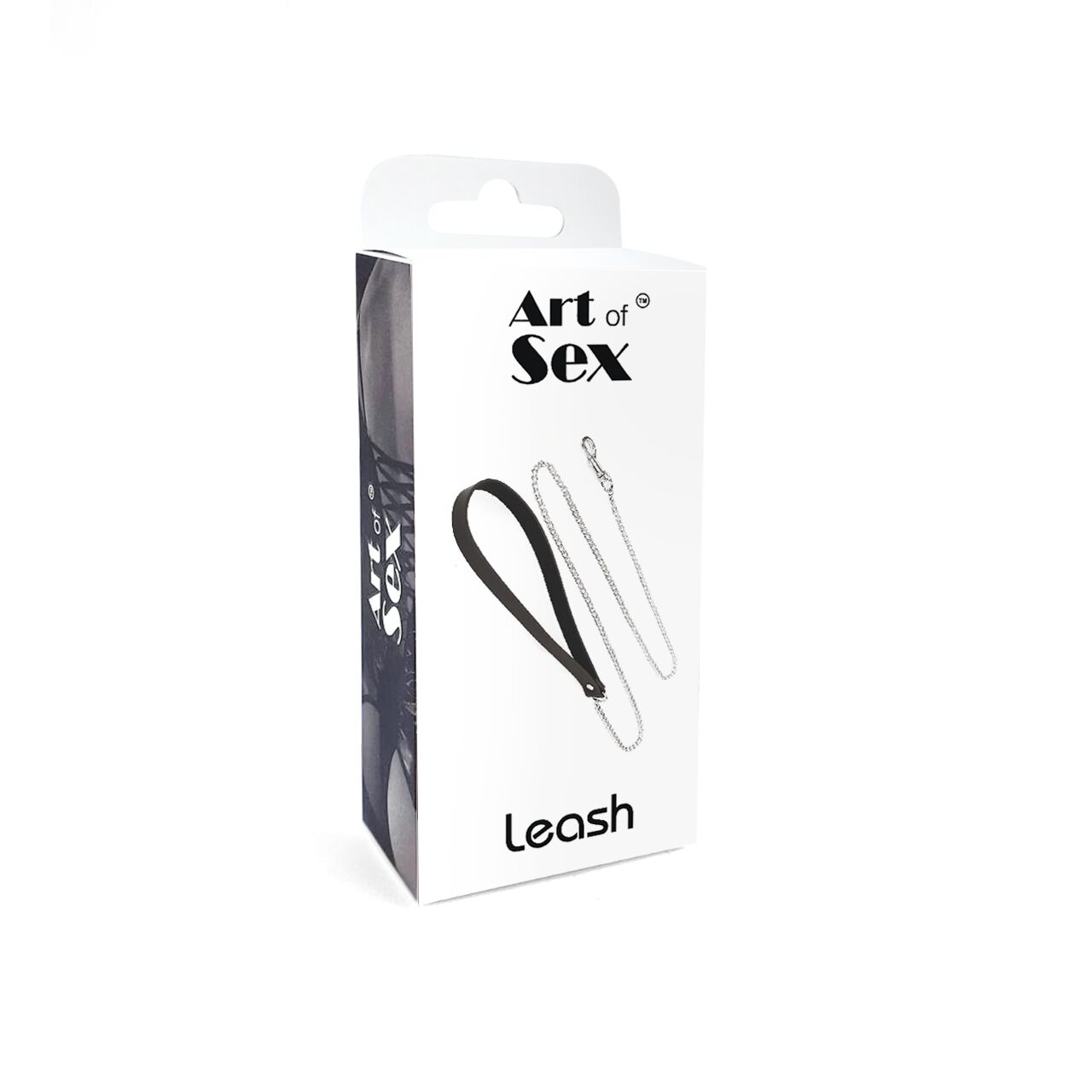 Повідець з натуральної шкіри Art of Sex, Чорний, 74 см