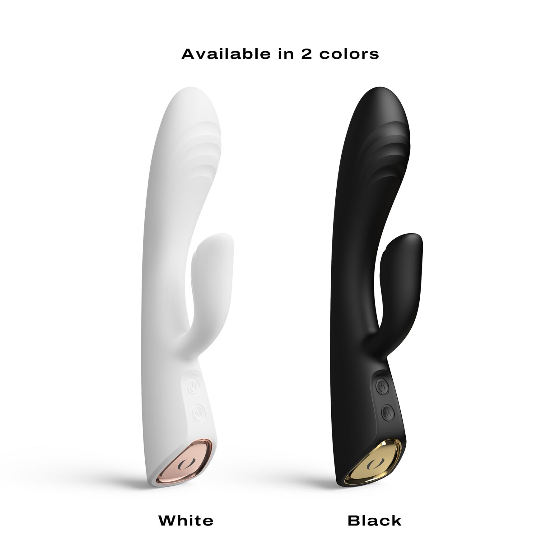Вібратор-кролик з підігрівом Dorcel FLEXI RABBIT BLACK, гнучкий