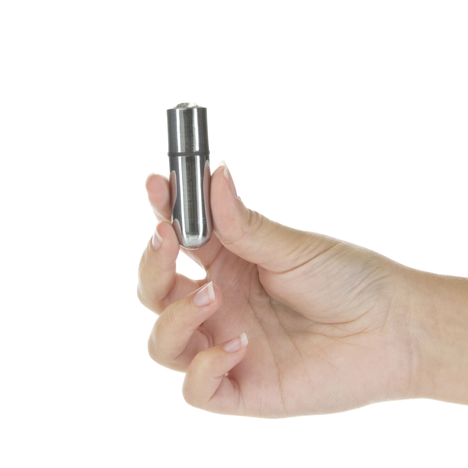 Віброкуля PowerBullet First-Class Bullet 2.5" з чохлом, Срібло