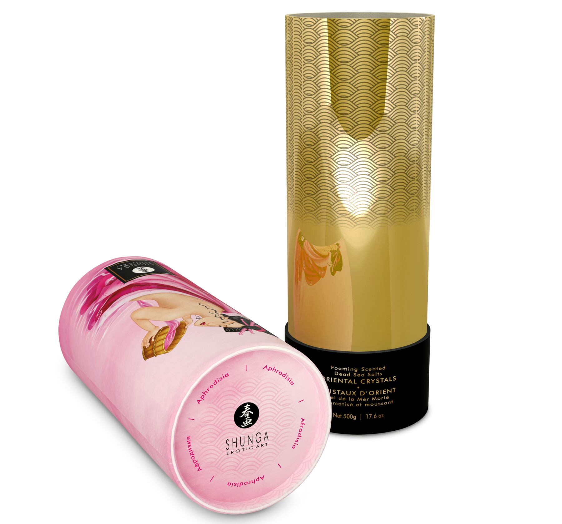 Пінлива сіль для ванни Shunga Rose Petal з Мертвого моря, 500 г