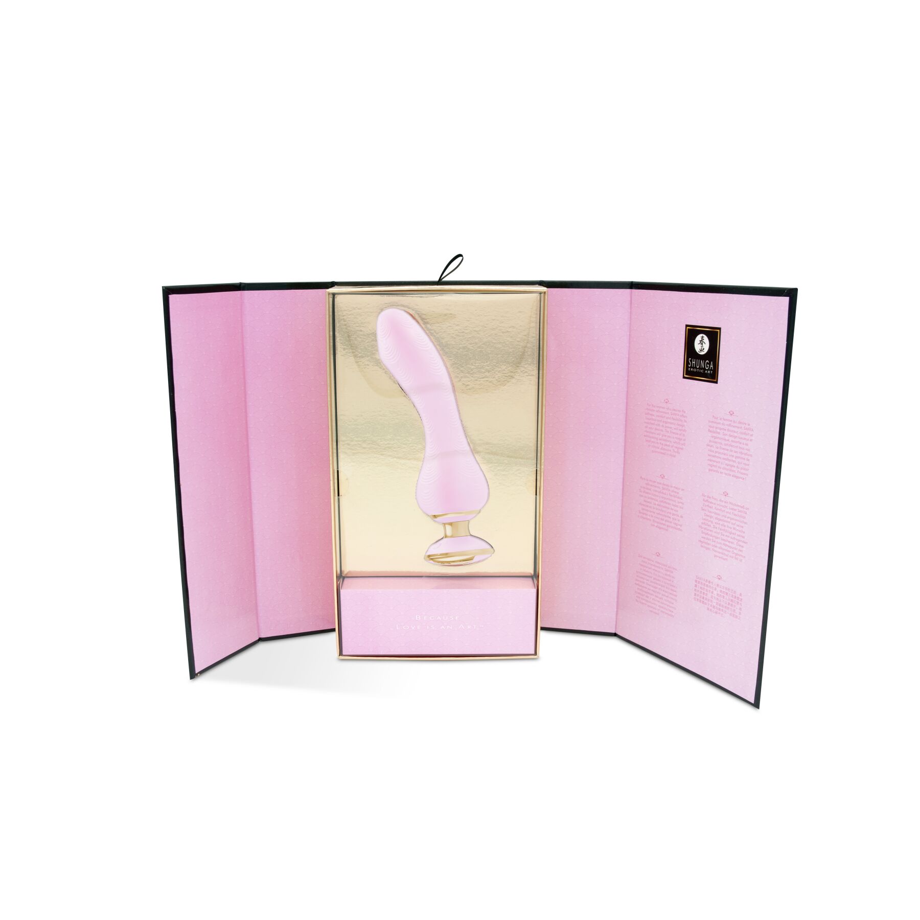 Вібратор Shunga Sanya Light Pink для точки G, гнучкий стовбур