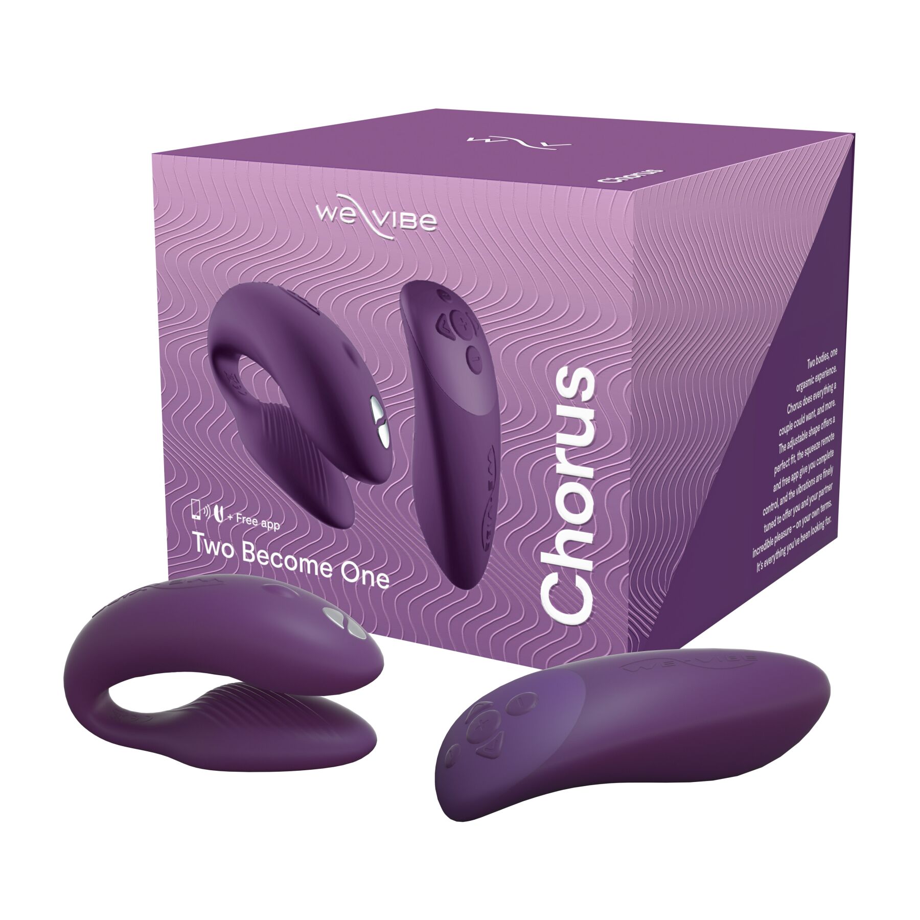 We-Vibe Chorus Purple: Смарт-вібратор для пар з сенсорним керуванням
