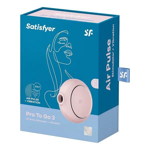 Компактний вакуумний стимулятор Satisfyer Pro To Go 3