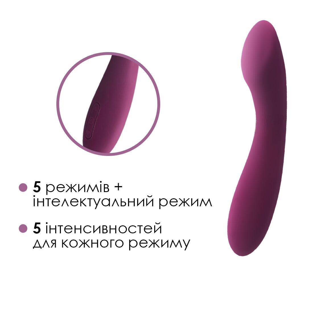 Інтелектуальний вібратор для точки G Svakom Amy 2 Violet
