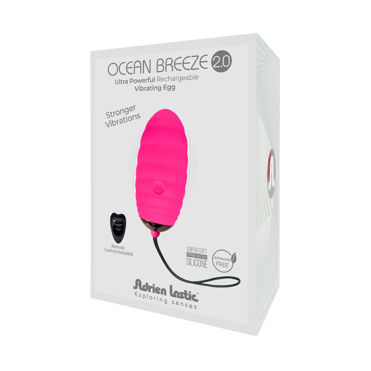 Віброяйце Adrien Lastic Ocean Breeze 2.0 з пультом, рожевий