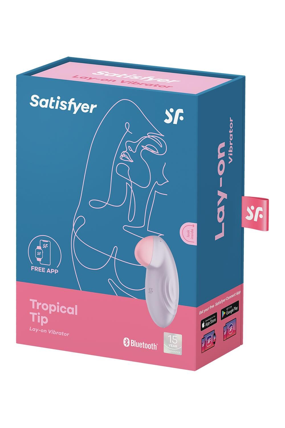 Смарт-вібратор Satisfyer Tropical Tip Light Lilac для інтимного догляду